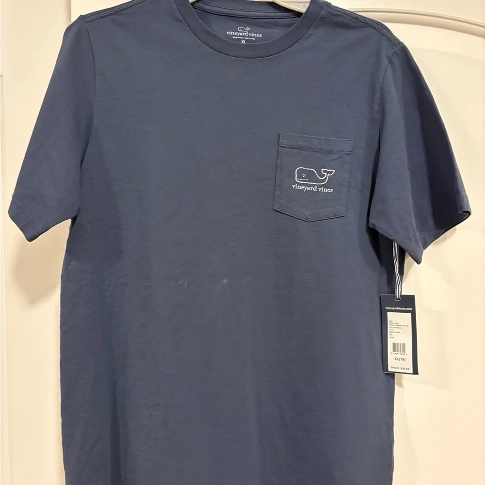 Vineyard Vines Men's Deep Blue Short Sleeve Tee